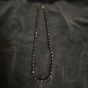 Classic Black Beaded Necklace